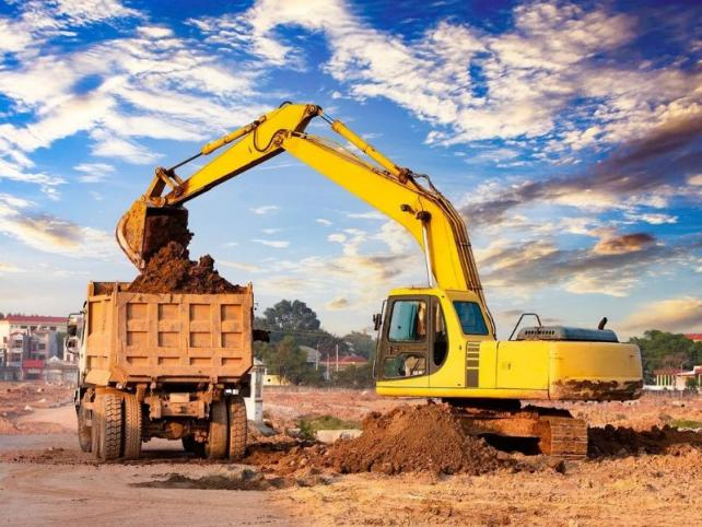 Xi lanh thủy lực trong máy móc xây dựng