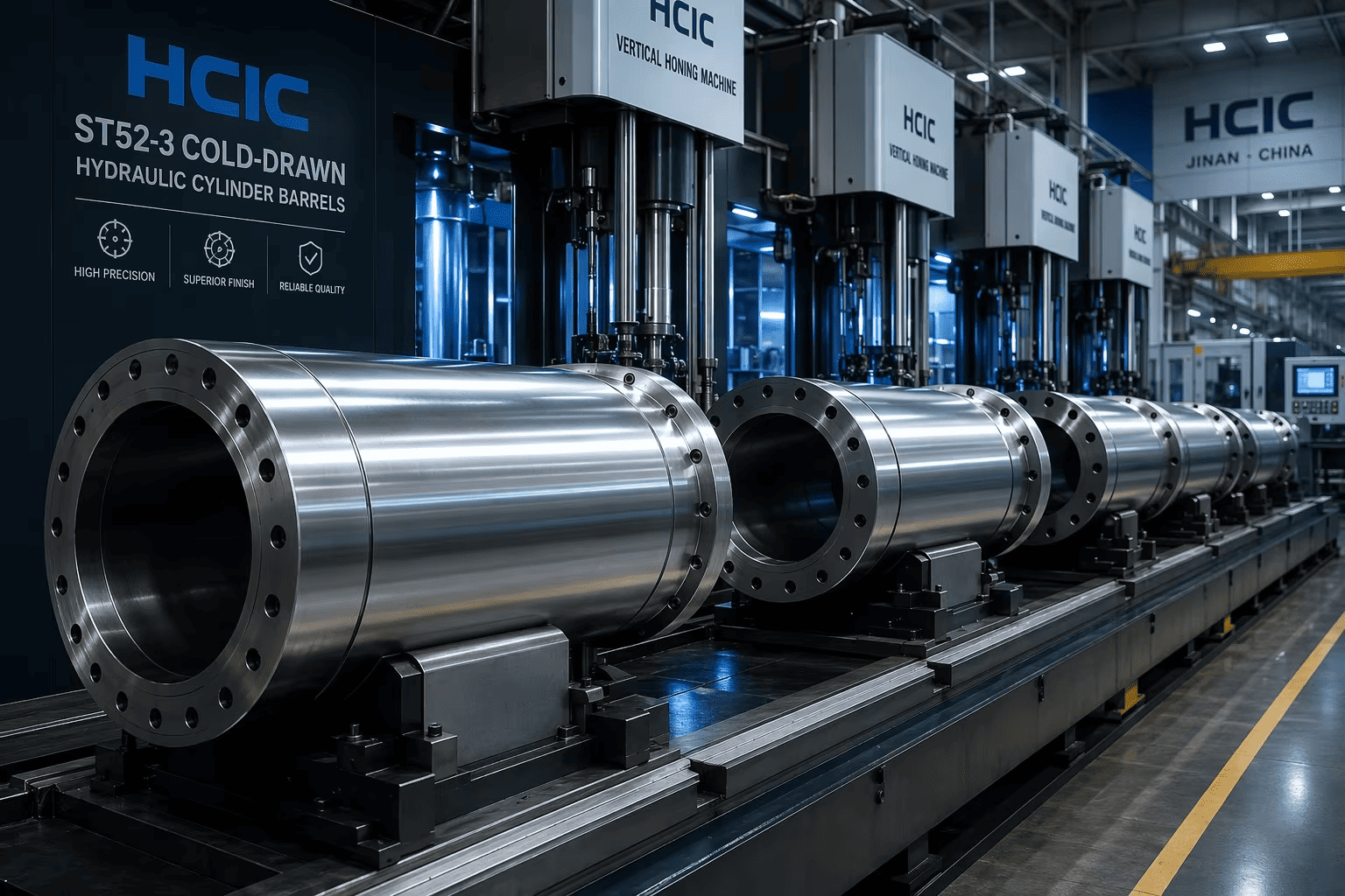 Ngoài bàn ủi: Tại sao việc HCIC chuyển sang ống kéo nguội ST52-3 đang xác định lại tuổi thọ mỏi của xi lanh tùy chỉnh