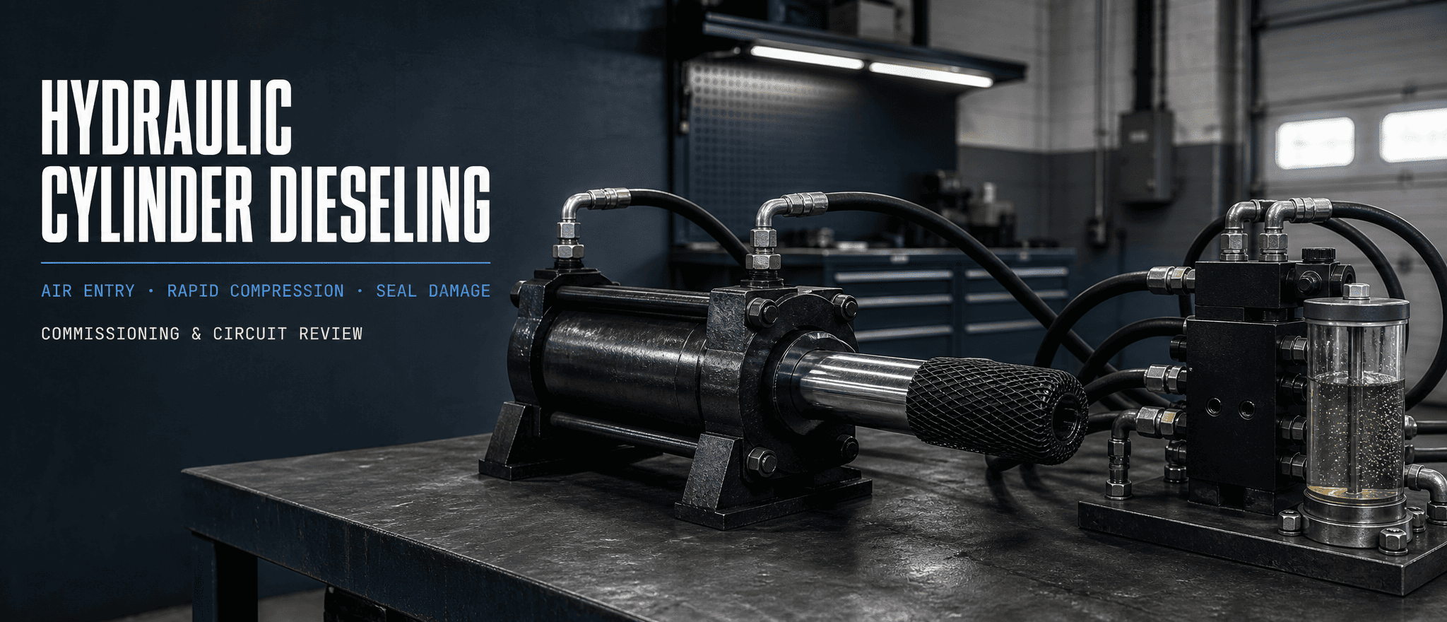 Diesel xi lanh thủy lực là một vấn đề về vận hành và mạch điện, không chỉ là vấn đề về phốt
