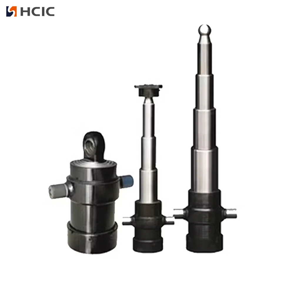 Xi lanh thủy lực dạng ống lồng 5 tầng Xi lanh thủy lực dạng ống lồng 5 tầng