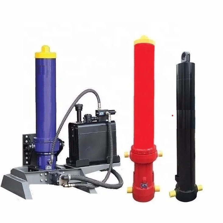 Xi lanh thủy lực cánh tay xúc lật phía trước cho xe tải rác